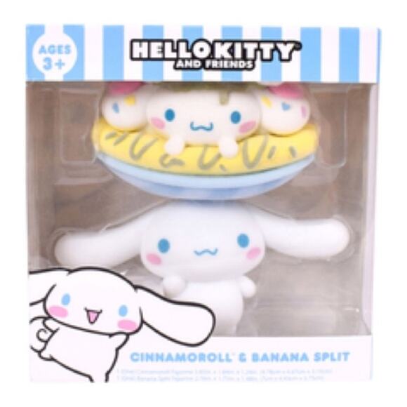 Cinnamoroll and Friends 2 pack figure Cinnamoroll and Banana Split Set Sanrio - Picture 1 of 7